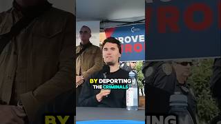 How to Solve the IMMIGRATION Crisis😱🔥 charliekirk debate [upl. by Naujud]