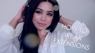 How To  Wear Clip In Hair Extensions Easy Guide to Flawless Long Hair [upl. by Acsirp]