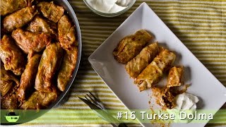 16 Turkse Dolma Gevulde Spitskool Foodbomb [upl. by Fabrienne]