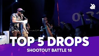 TOP 5 DROPS 😱 Shootout 2018 [upl. by Avehstab55]