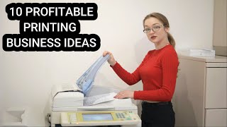 10 Profitable Printing Business Ideas [upl. by Lourie]