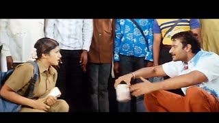 Darshan and Radhika Playing Betting Game In Road  Anatharu Kannada Movie Comedy Scene [upl. by Buddie990]