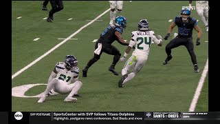 Montgomery is tacklebreaking machine on 40yard pickup [upl. by Uhile]