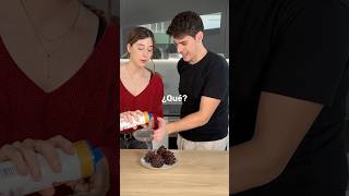 POV Cocinas con tu novia la ‘HEALTHY’ 🤣 recetanavideña [upl. by Dercy]