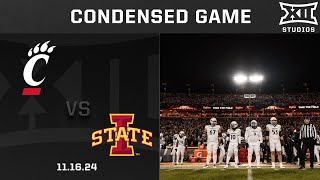 Cincinnati vs Iowa State Condensed Game  2024 Big 12 Football [upl. by Nickola]