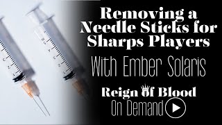 Demonstration of Removing a Needle After a Needle Stick Injury in Needle Play [upl. by Abagael]