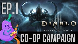 Diablo 3 Reaper of Souls Coop Playthrough  Ep 1 First Time D3 Player [upl. by Cordy151]