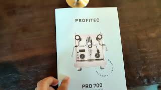 profitec Pro 700 Unboxing [upl. by Floro]