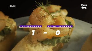 Montaditos de Salmón 🌟 ⚽️  LIFE HACKERS [upl. by Reitman]