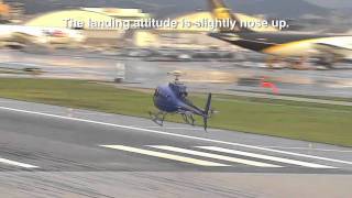 AS350 Autorotation Touchdown  We have made a Re Edit of this 2010 video [upl. by Colombi]