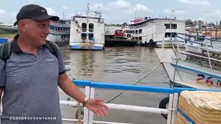 VEJA COMO SECOU O RIO AMAZONAS EM FRENTE AO TERMINAL HIDROVIÁRIO DE SANTARÉM [upl. by Tory]