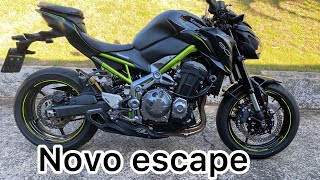 Instalei o escape esportivo na Z900 Teste com e sem DbKiller [upl. by Micaela]