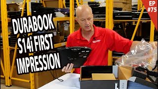 EP 75 Durabook S14i UNBOXING  First Impressions [upl. by Anaiek]