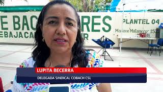 LUPITA BECERRA DELEGADA SINDICAL COBACH CSL 1 [upl. by Avilys]