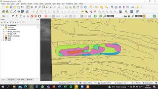 Cara Membuat Penampang Geologi di QGIS [upl. by Stolzer139]