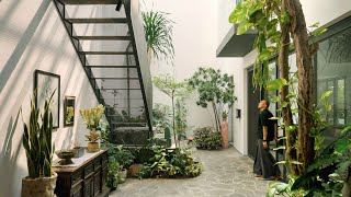 Inside A Tropical Garden Home With A Blend Of Indonesian Heritage  Indonesia [upl. by Berthold]