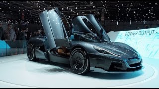 Rimac Concept 2 2018 In detail review walk around Interior and Exterior [upl. by Zendah]