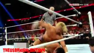 Dolph Ziggler Wins World Heavyweight Champion Raw 040813 [upl. by Clougher]