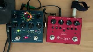 Suhr Eclipse and Source Audio Collider quick run throughs [upl. by Lamaaj]