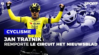 Jan Tratnik remporte le Circuit Het Nieuwsblad Wout van Aert prend la 3ème place  Résumé [upl. by Halivah703]