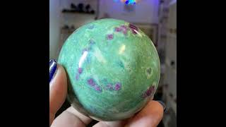 Ruby Fuchsite Sphere 75mm  23 [upl. by Stine]