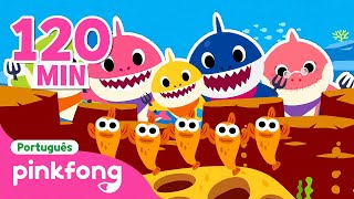 Bebê Tubarão DuDu Ru 🎶 Músicas Infantis  Completo  Pinkfong Bebê Tubarão Canções para Crianças [upl. by Audrie]