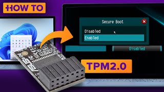 How to enable TPM 20 and Secure Boot for Windows 11 [upl. by Tra]