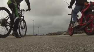 Garelli Ciclone 5v VS Ebike Eva FXC 2 250WP Accelerazione [upl. by Fryd]