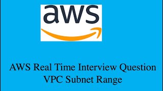 AWS  What is the minimum subnet CIDR range in VPC [upl. by Karena]