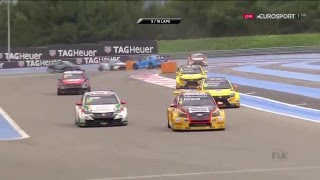 WTCC 2016 Round 1 France Race 1 [upl. by Joao]