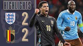 England 22 Belgium  Bellingham Scores Last Kick Of The Game  Highlights [upl. by Eiliah555]