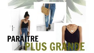 PARAITRE PLUS GRANDE • ASTUCESTENUE et mini haul [upl. by Citron]