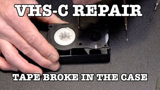 How To Repair A VHSC Tape [upl. by Myrah]