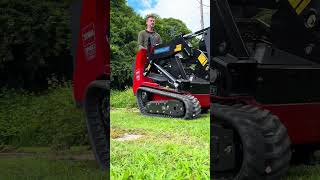 Grapple Bucket Attachment being used on the Toro Dingo TX1000 Turbo Mini Skid Steer Loader toro [upl. by Lleryd679]