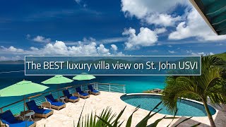 The BEST Luxury Villa View on St John USVI  Cliff House Review [upl. by Nelak383]