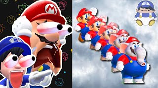 Mario Reacts To Nintendo Memes 14 ft SMG4 [upl. by Alyac911]