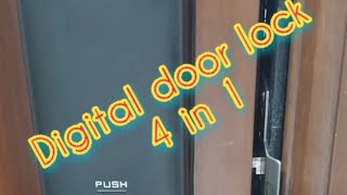 Digital door lock HAFELE 8100 4 in 1shorts [upl. by Eirruc]