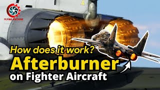 Afterburner on Fighter Aircraft How Does It Work [upl. by Kane836]