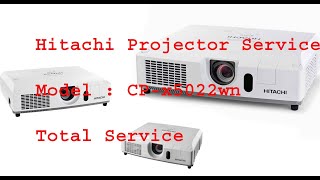 projector Hitachi CP x5022wn Service [upl. by Eillil]