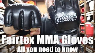 Fairtex MMA Gloves Review  All you need to know  Enso Martial Arts Shop [upl. by Grishilda]