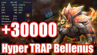 HP30000 Hyper Tanky Trap Bellenus Debut🙄🙄🙄【Summoners War RTA】 [upl. by Nena489]