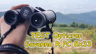 Test e Recensione Binocolo per Trekking Opticron Savanna R PC 8x33 [upl. by Immat]