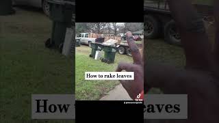 How to rake leaves [upl. by Yelnats]