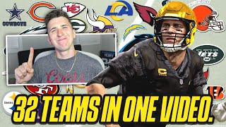 WINNING A GAME WITH ALL 32 NFL TEAMS IN ONE VIDEO [upl. by Ahab]