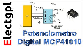 Potenciometro digital con MCP41010 [upl. by Waugh]