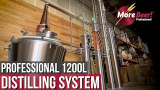 PROFESSIONAL 1200L Multi Column DISTILLING SYSTEM  MoreBeer Pro [upl. by Mariele661]