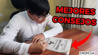 MEJORES CONSEJOS para tu EXAMEN DE ADMISIÓN [upl. by Mahtal259]