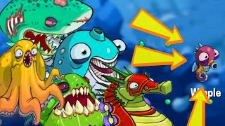 EatMeio Most Powerful Top 5 Fishes Unlocked amp Evolve World Biggest Sea Fish Monster Duel Battle [upl. by Rehctaht879]