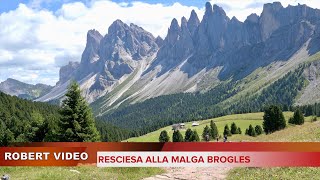 Dalla funicolare Rasciesa alla Malga Brogles 2020 4K [upl. by Kosaka]