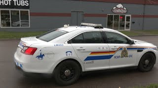 Lloydminster RCMP hold a news presser to discuss the triple homicide in the city [upl. by Oicnaneb62]